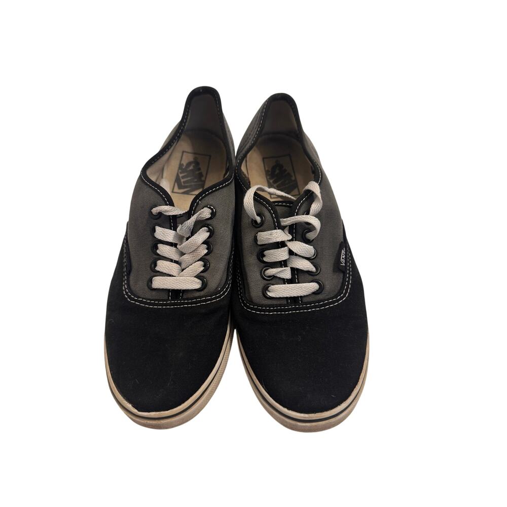 Vans Men's Classic Canvas Skate Shoe Lace Up Size 6.5 Gray/Black
